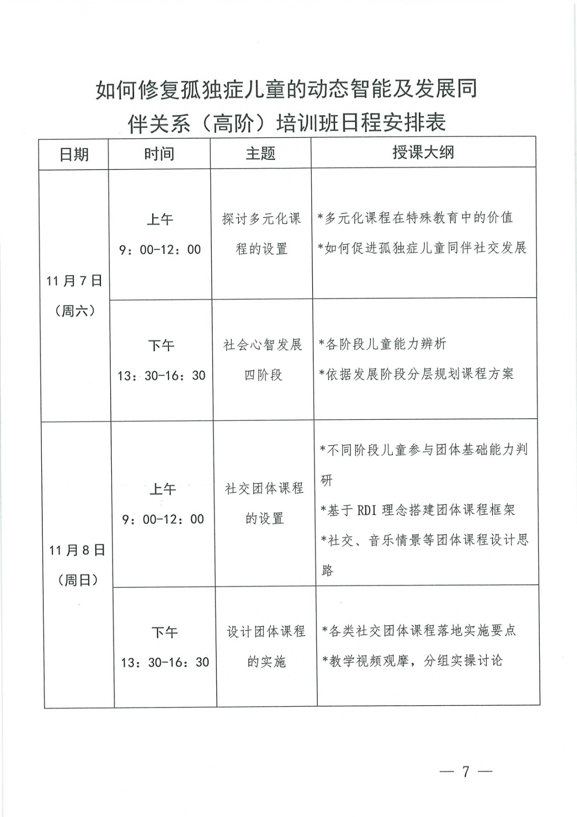如何修复孤独症儿童的动态智能及发展孤独症儿童的同伴关系培训班的通知_Page7.jpg 如何修复孤独症儿童的动态智能及发展孤独症儿童的同伴关系培训班的通知_Page7.jpg